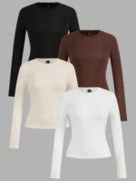 Long Sleeve Full Length Basic Top