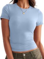 Short Sleeve Full Length Basic Top